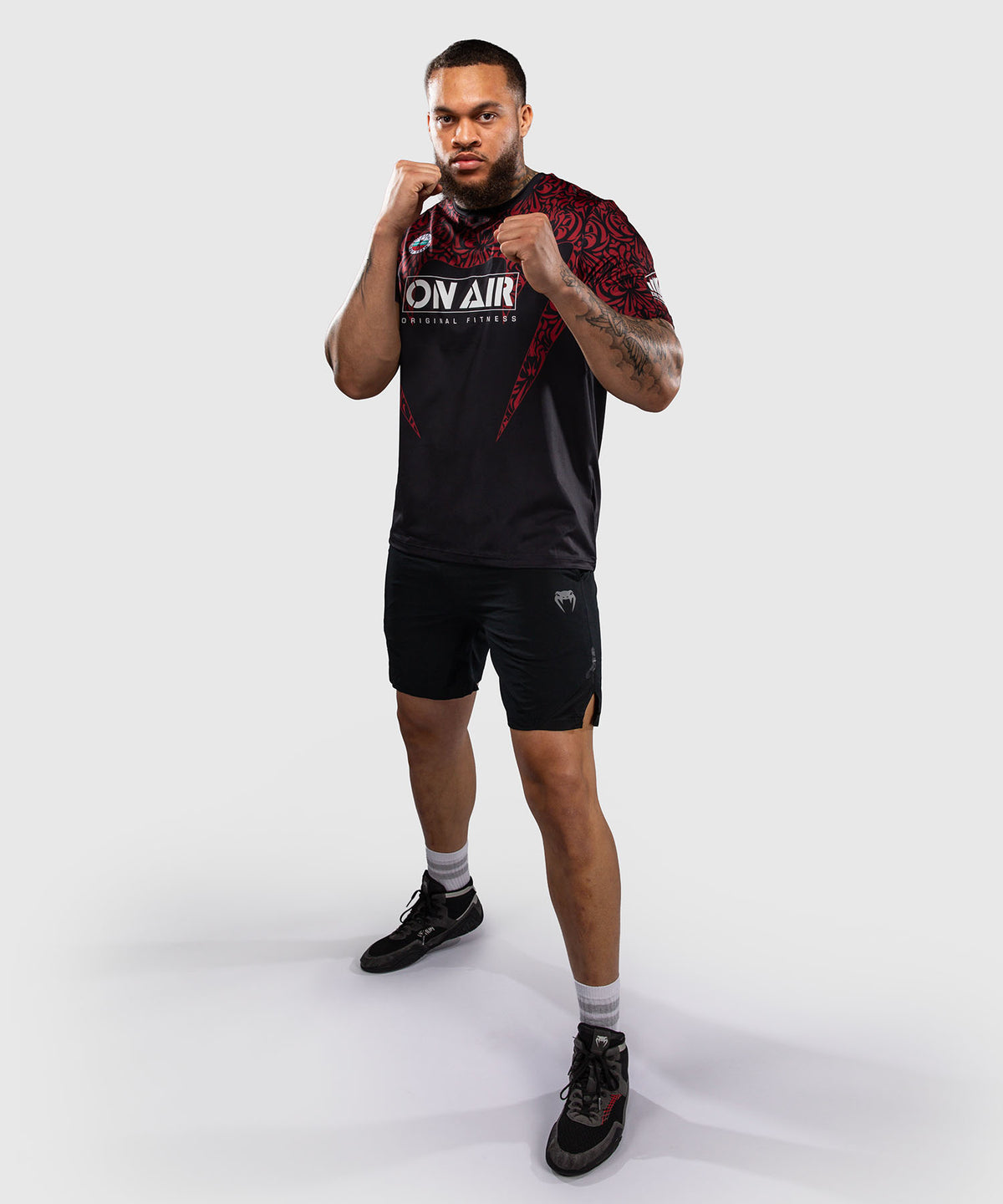 Venum Bulgarian Top Team (BTT) Maglietta Dry Tech – Nero/Rosso