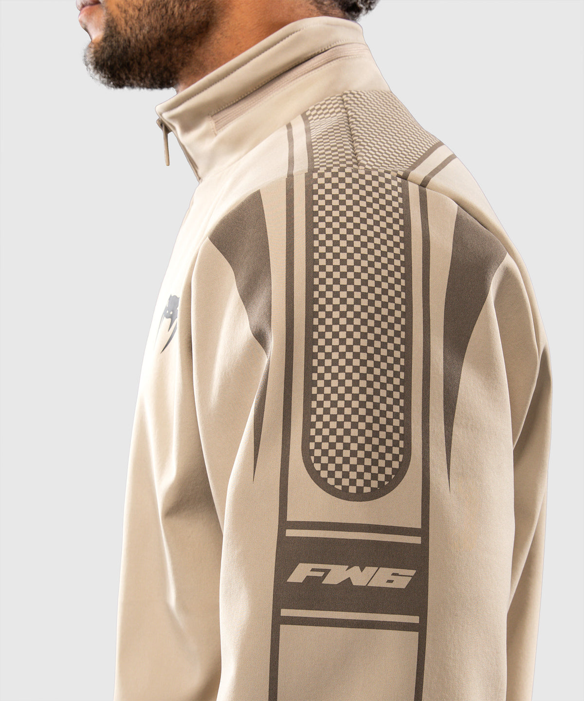 Venum UFC Unity by Venum Authentic Fight Week Sudadera con Capucha y Cremallera para Hombre - Arena