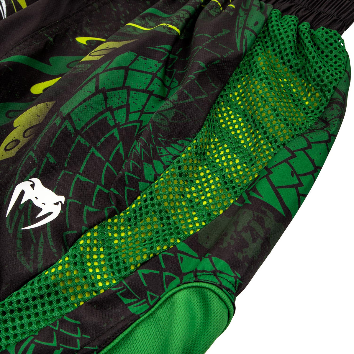 Short de Boxe Venum Green Viper - Noir/Vert