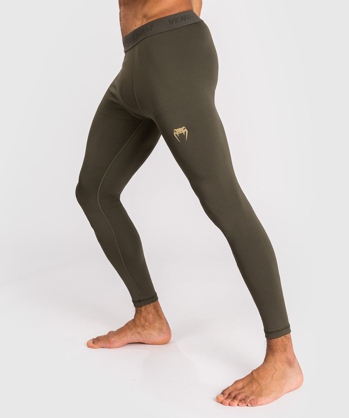 Pantalon de compression pour hommes Venum Contender - Kaki