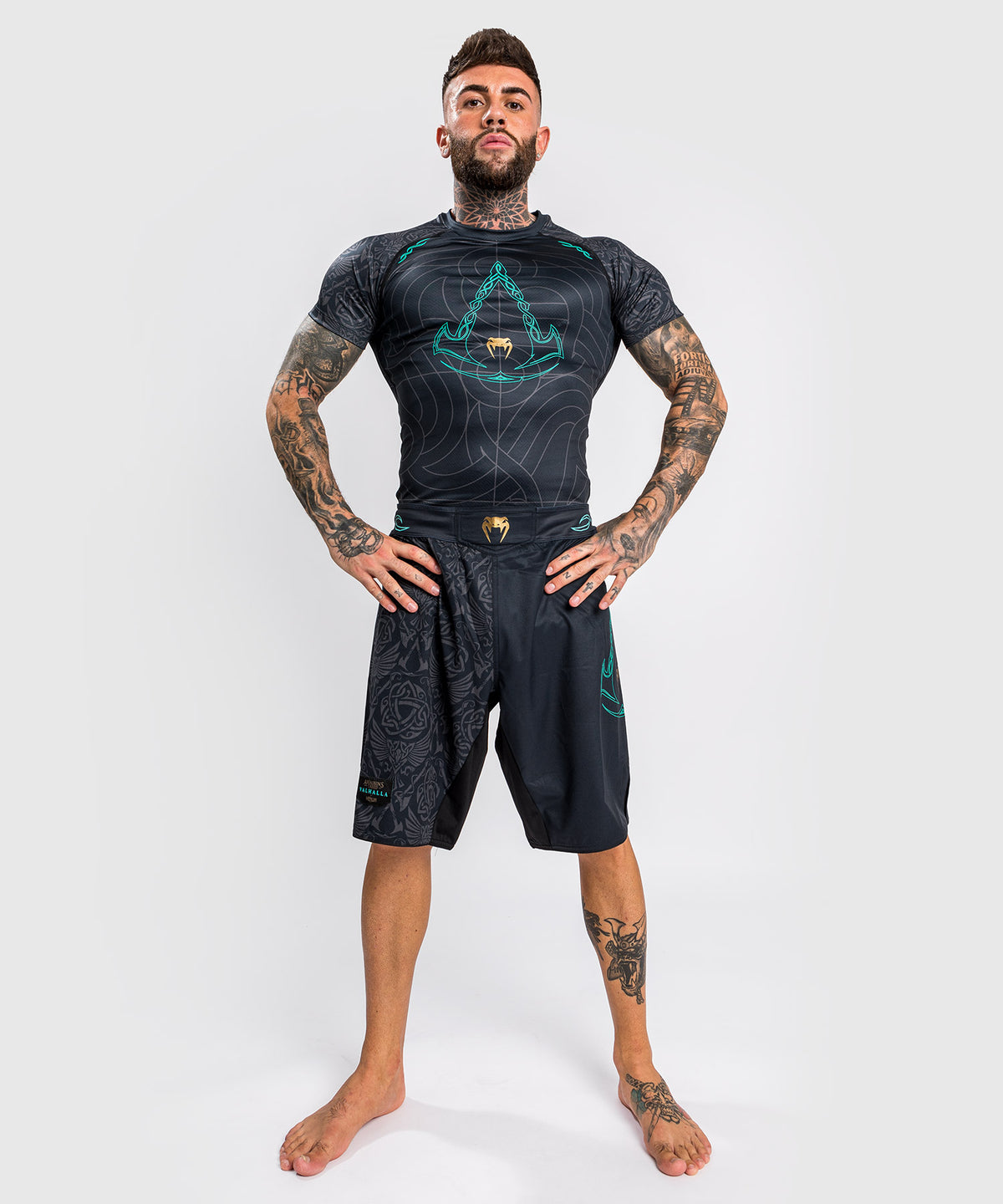 Rashguard Venum Assassin's Creed Reloaded - Mangas cortas - Negro