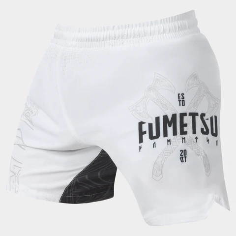 Fumetsu V-Lite Berserker Fightshorts - Weiß/Schwarz