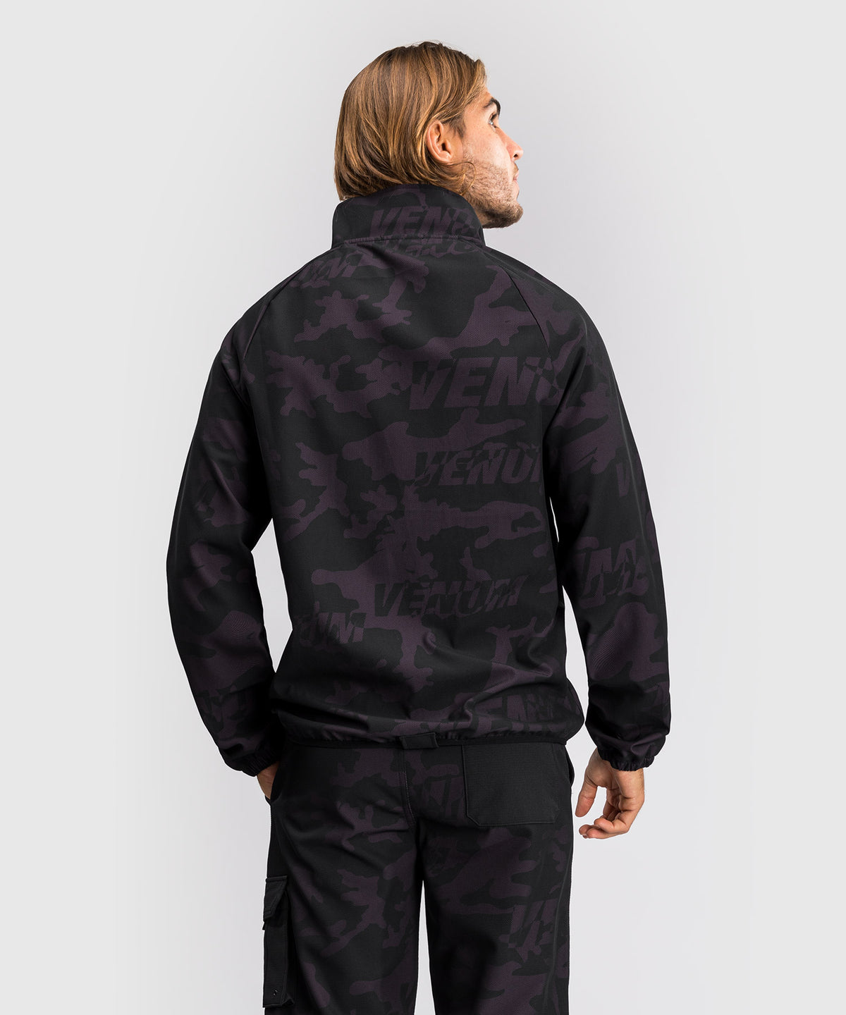 Venum Trooper Men's Half-Zip Jacket - Black/Purple