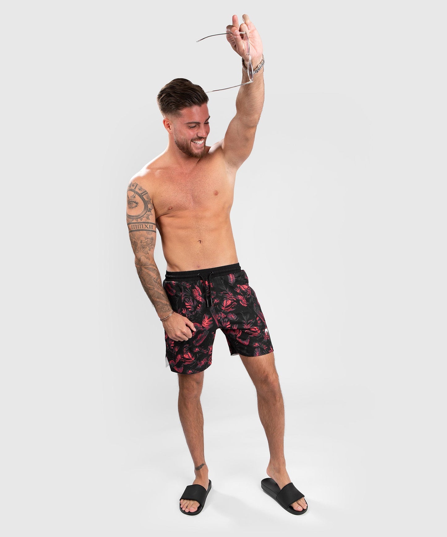 Short de Bain Venum Bali Jungle - Rouge
