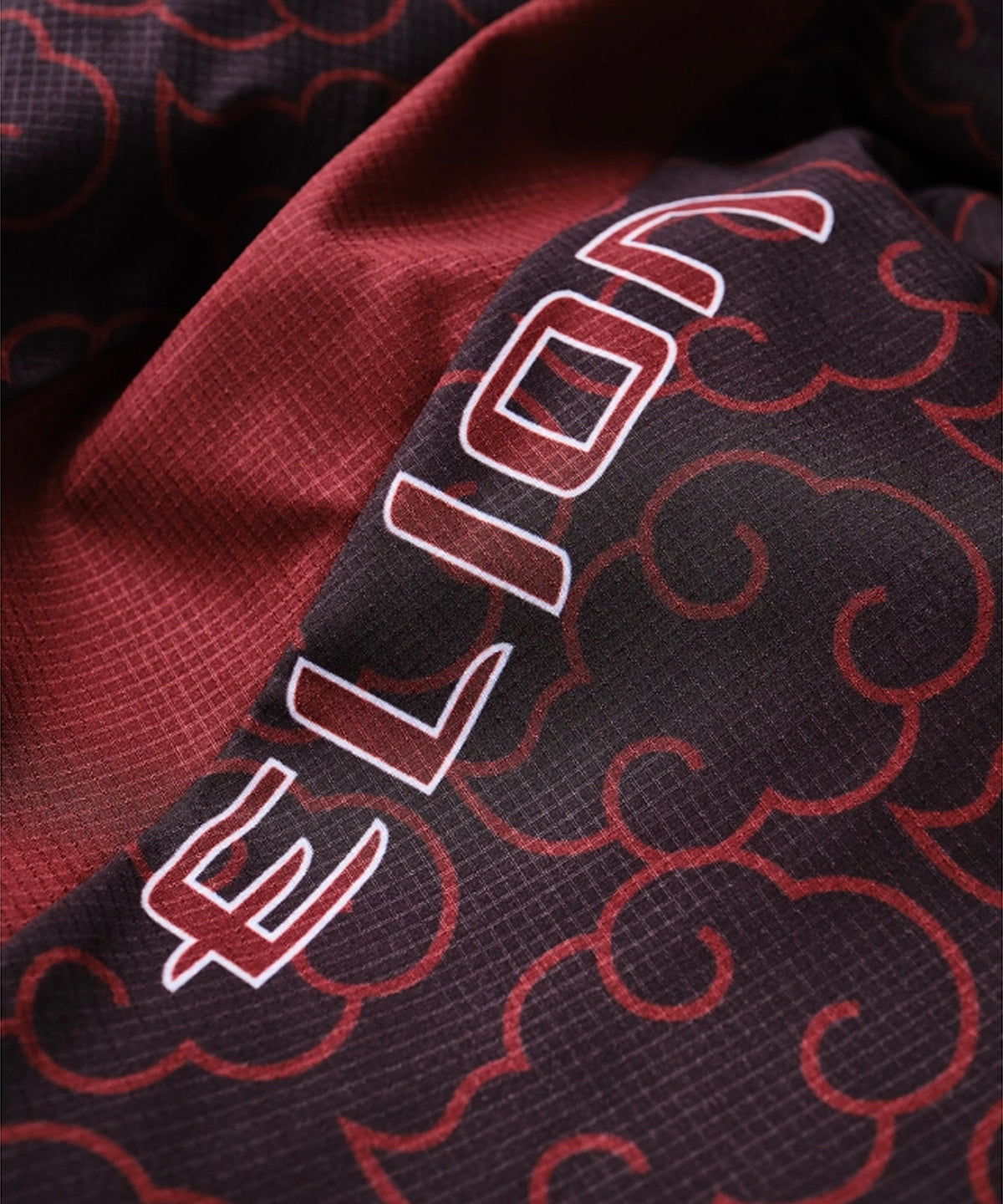 Elion X Naruto Akatsuki Fightshorts - Negro/Rojo