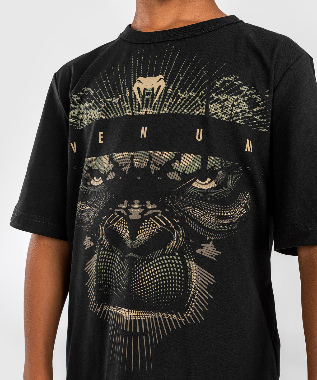 Venum Gorilla Jungle Camiseta para Niños -  Negro/Arena