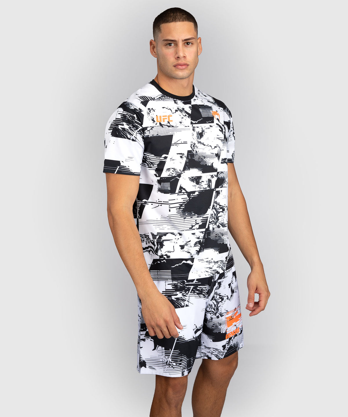 T-shirt manches courtes Performance Homme UFC Zenith by Venum Authentic Fight Week - Blanc