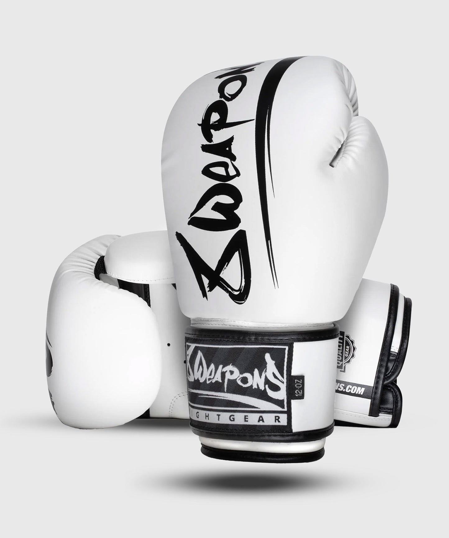 8 Weapons Unlimited Boxhandschuhe - Weiß/Schwarz
