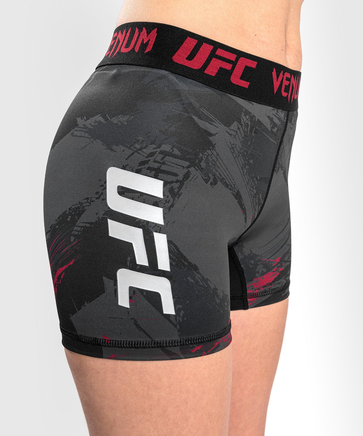 Short de compression UFC Venum Authentic Fight Week 2.0 - pour Femmes - Noir/Rouge