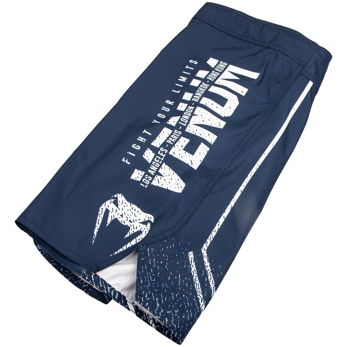 Pantaloncini da combattimento Venum Signature - Blu Marino/Bianco