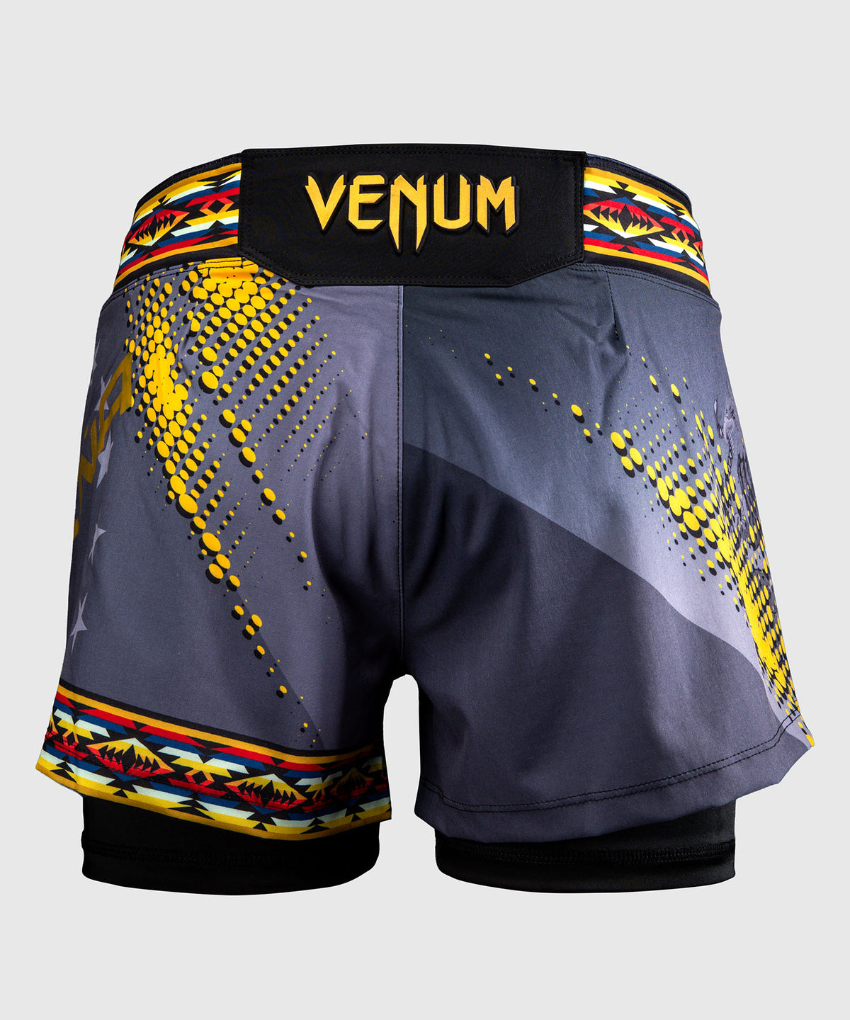 Short de combat court pour femmes UFC Unrivaled by Venum Julianna Peña - Noir