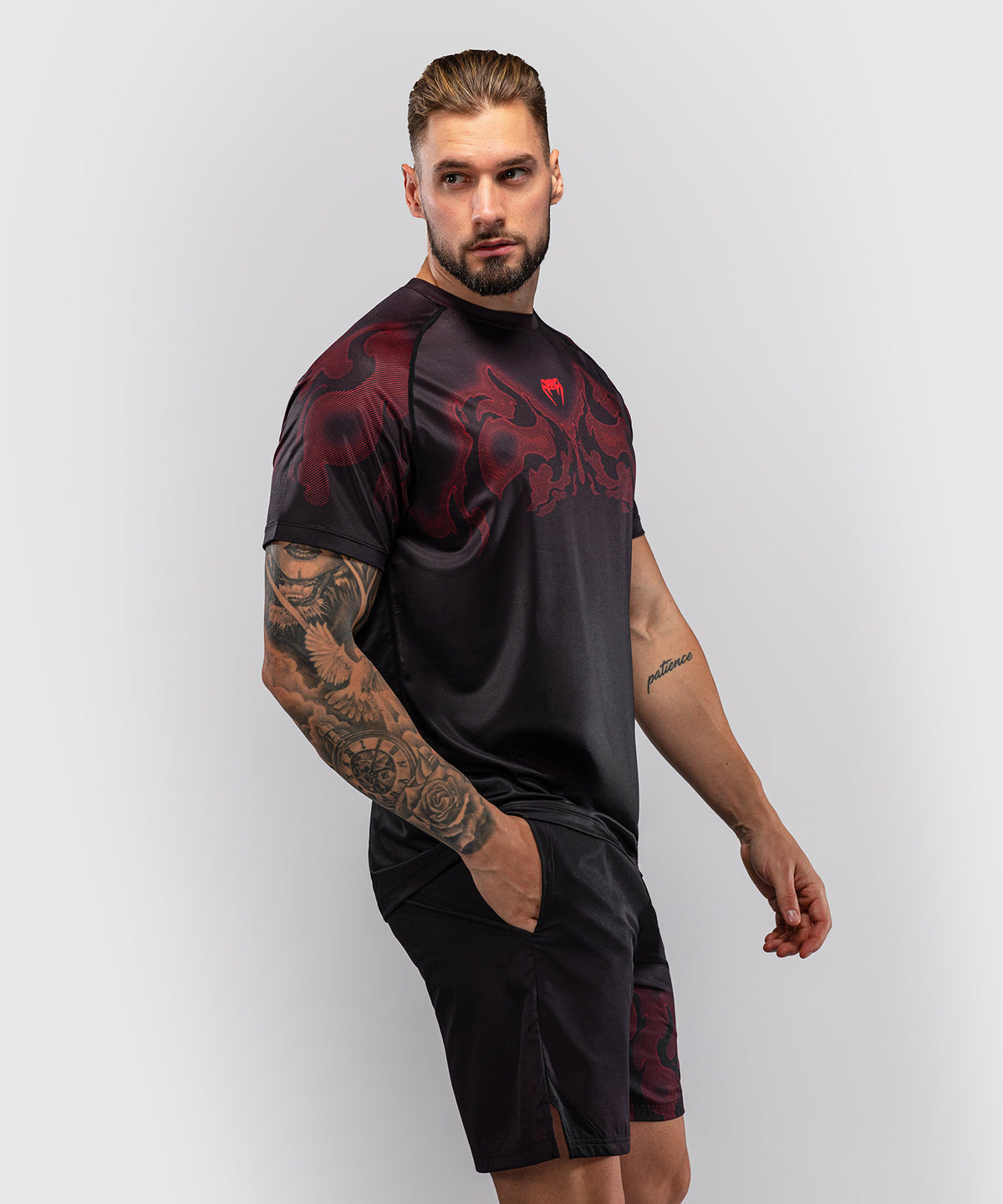 Venum Spectre Maglietta Dry Tech – Nero/Rosso