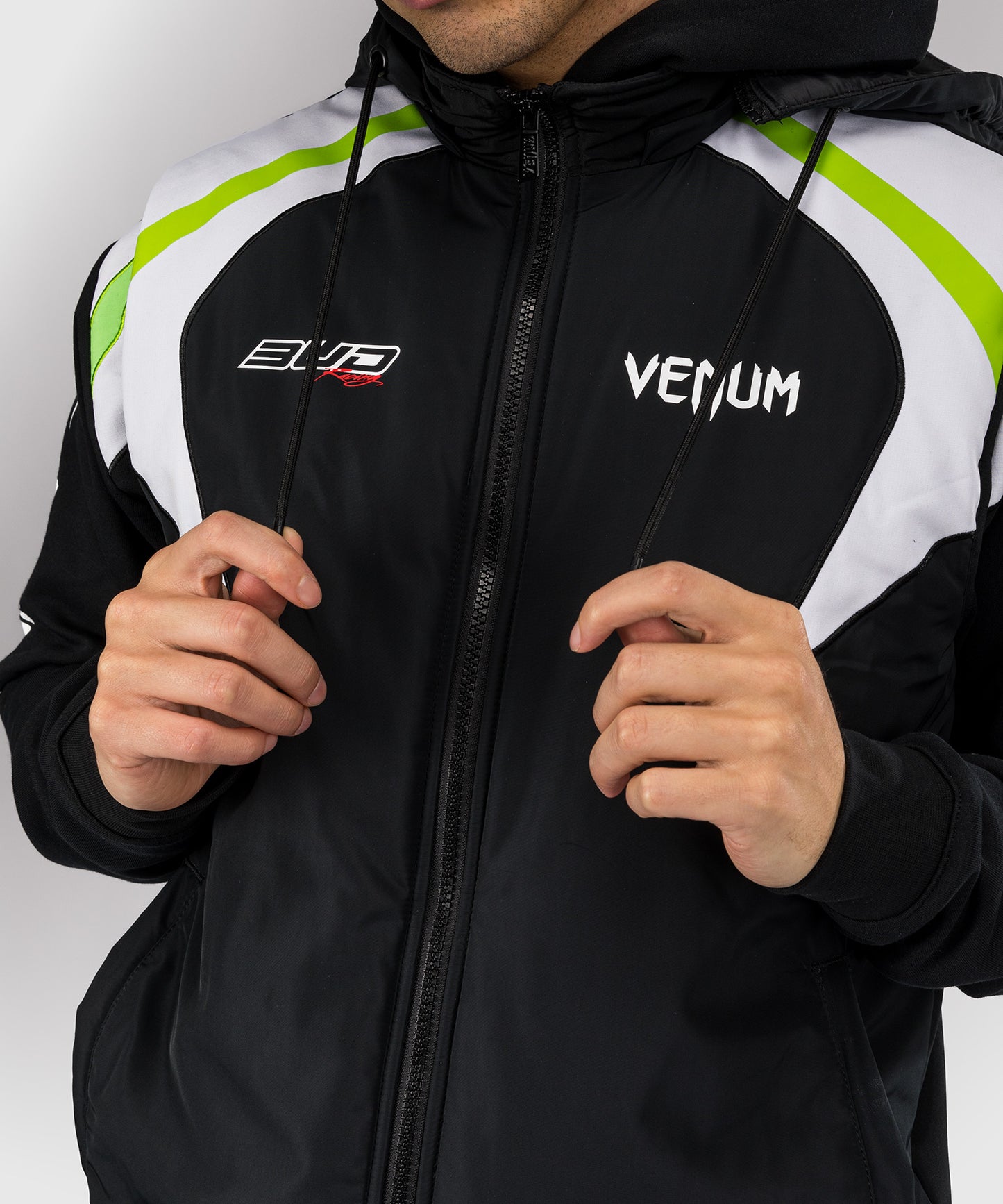 Veste sans manches pour Hommes Venum x Bud Racing - Noir/Blanc/Vert Citron