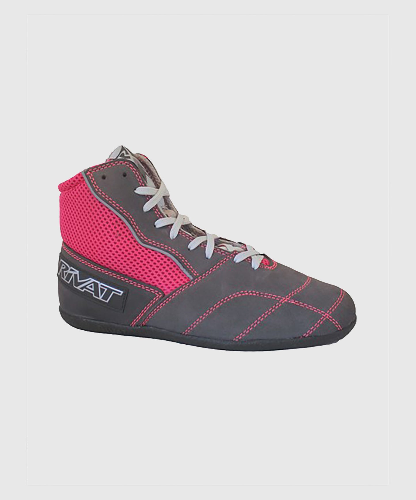 Rivat Boom Lady Botas de Boxeo Francés para Mujer - Grau/Rosa