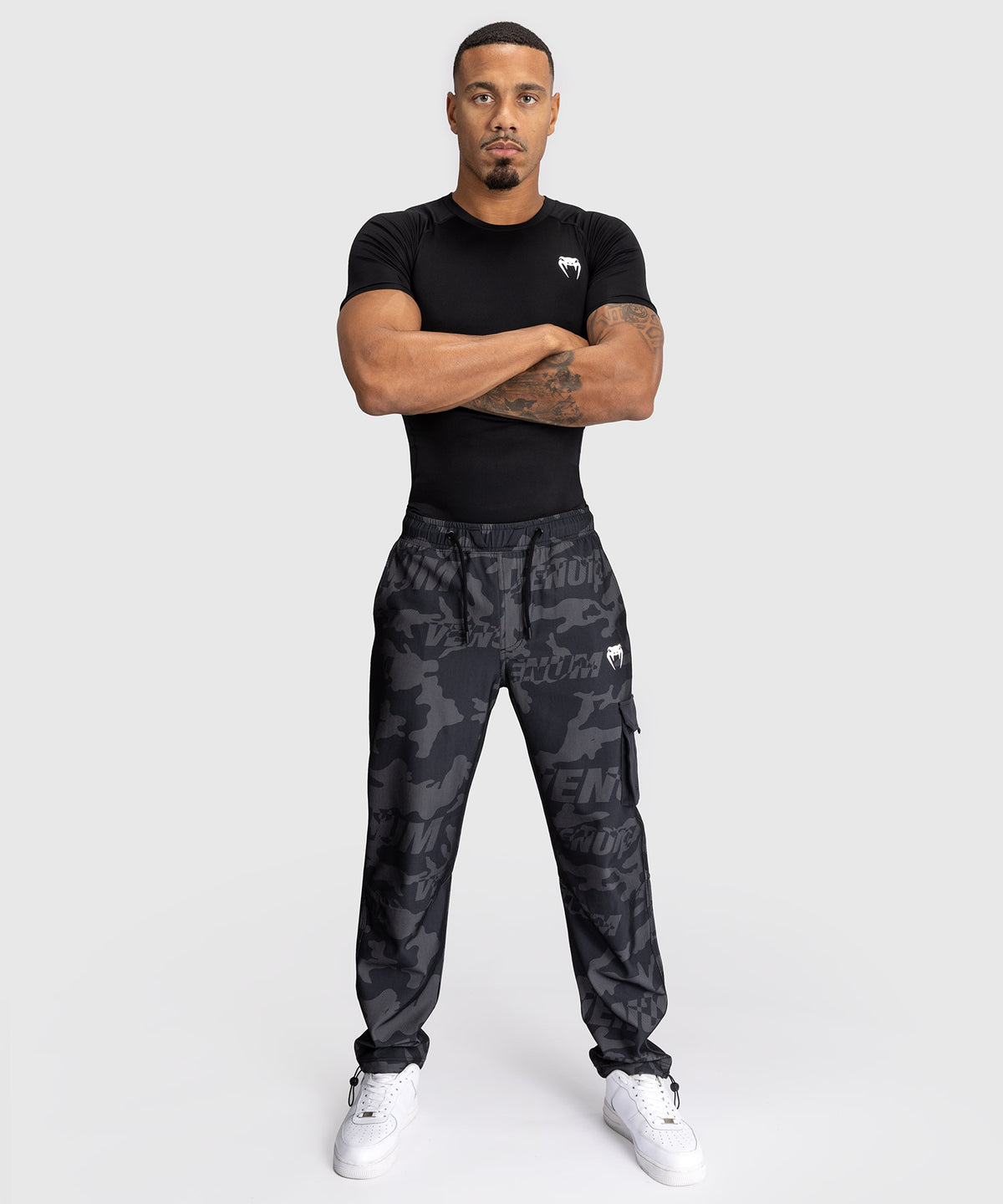 Venum Trooper Pantalones de Chándal Para Hombre - Negro/Carbón