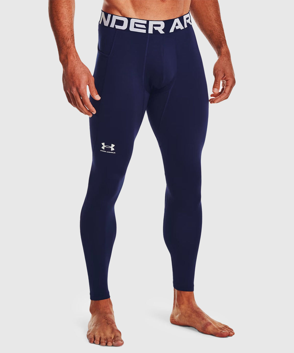 Pantalon De Compression Under Armour Coldgear - Bleu Marine