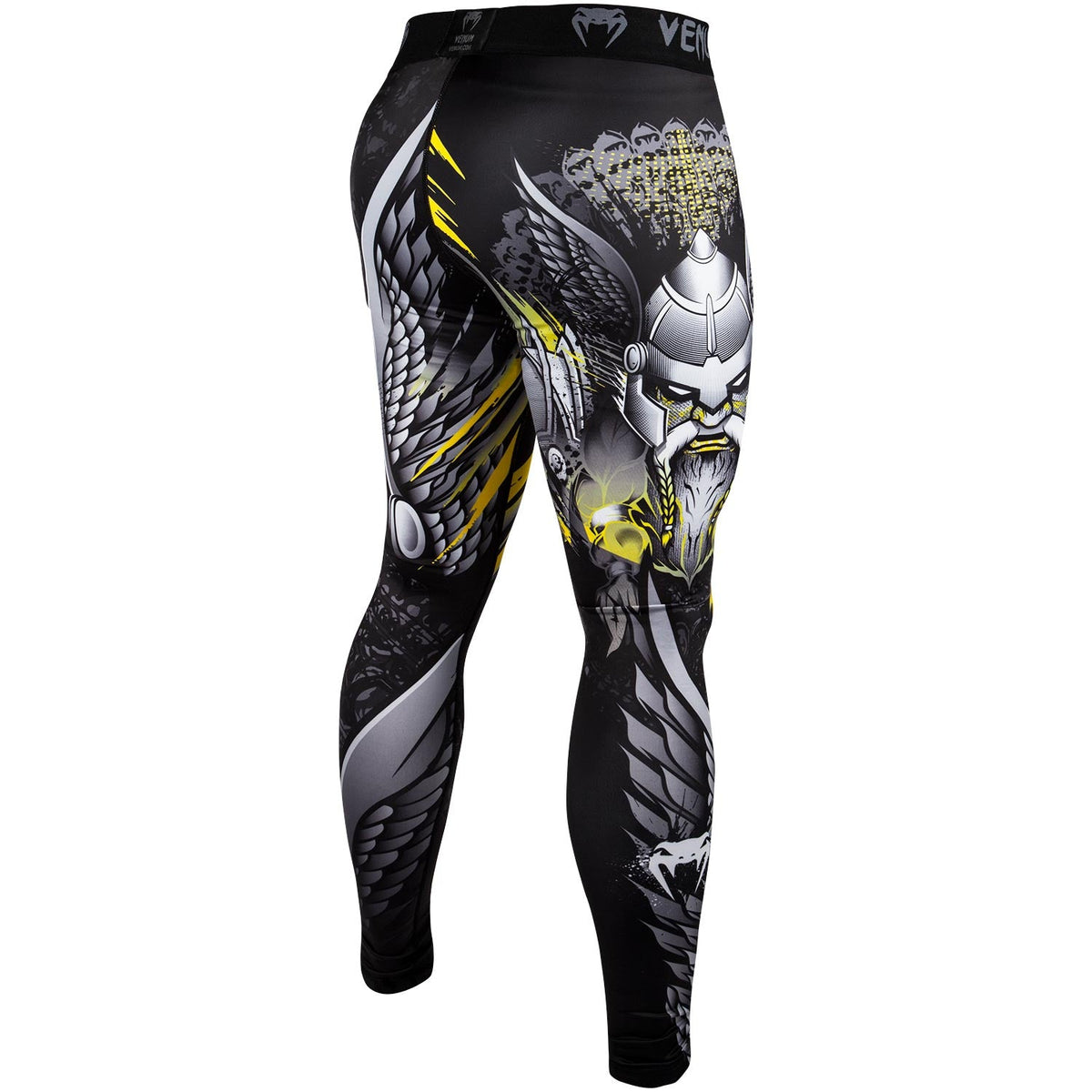 Venum Viking 2.0 Compression Pants - Black/Yellow
