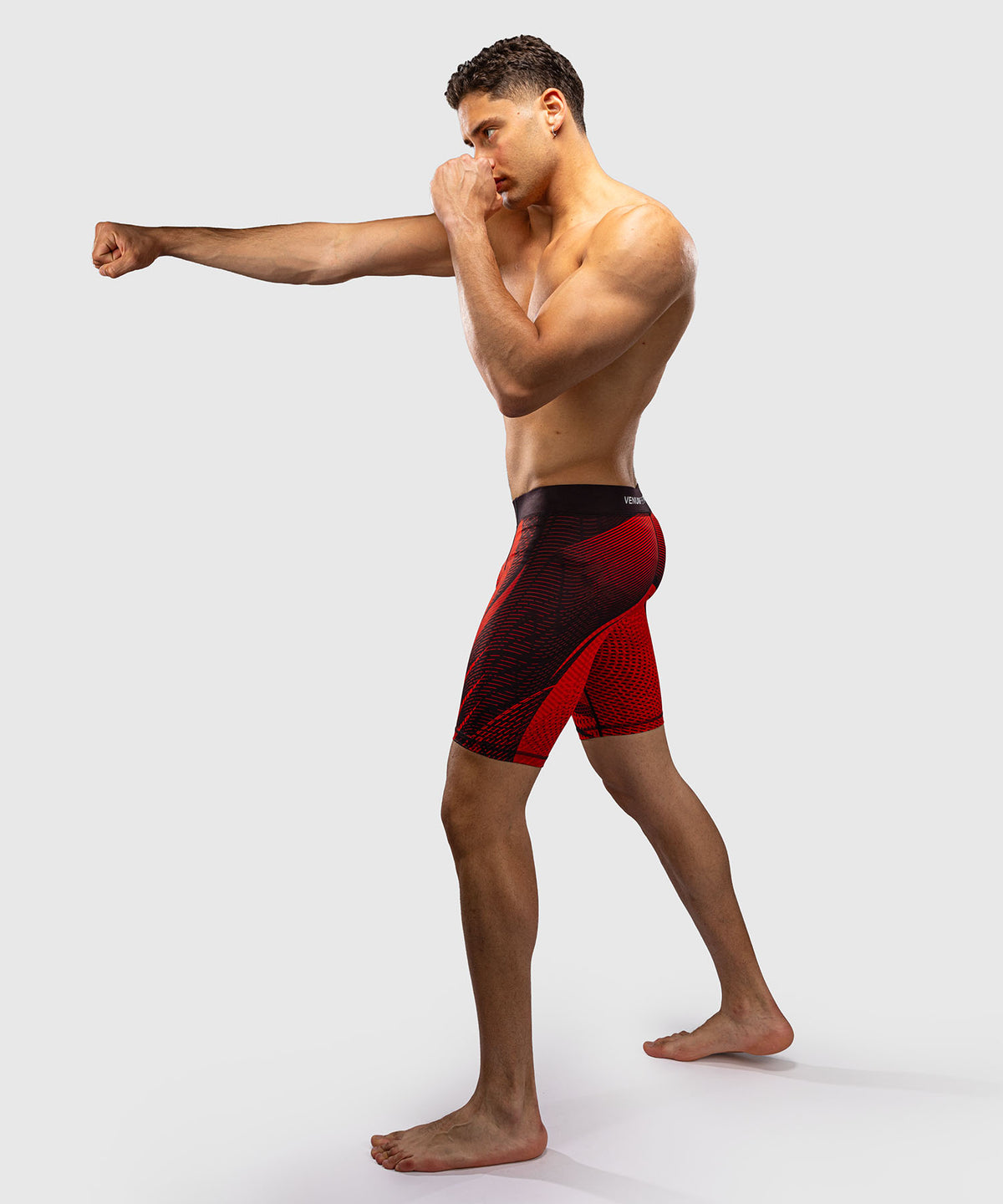 Short de Compression Venum Galactic 3.0 - Rouge/Argent
