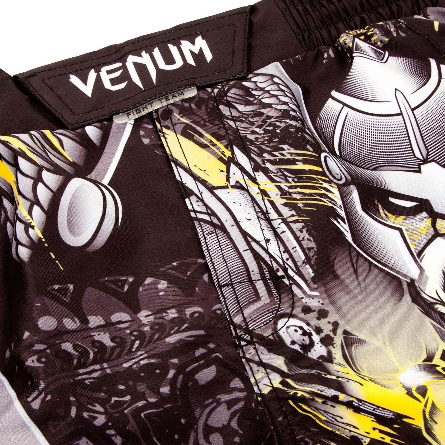 Venum Viking 2.0 short fightshorts - Black/Yellow