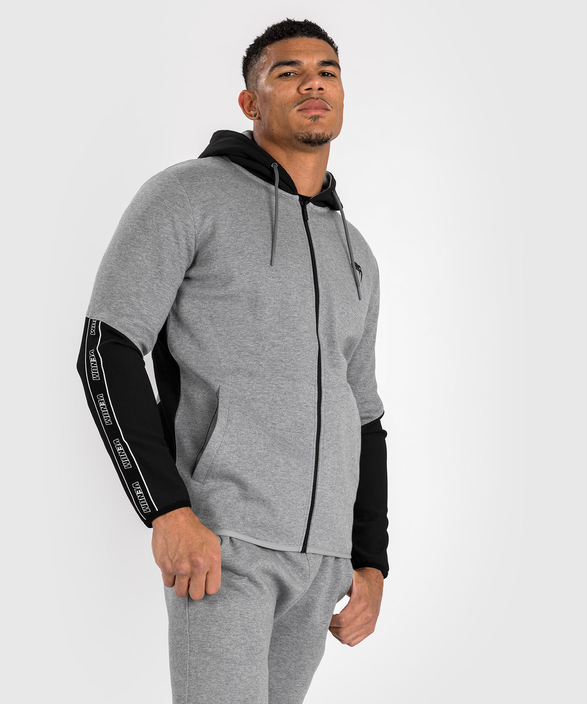 Venum Contender 4.0 Herren Hoodie - Grau/Schwarz