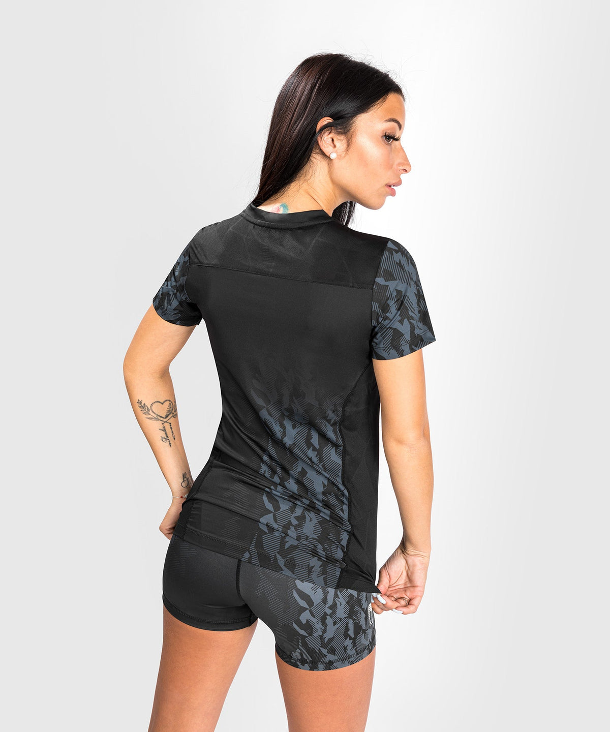 Women's UFC Venum Authentic Fight Week Short Sleeve Technical T-Shirt - Black