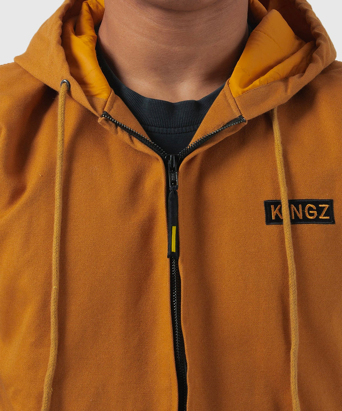 Kingz Canvas Jacket - Brown