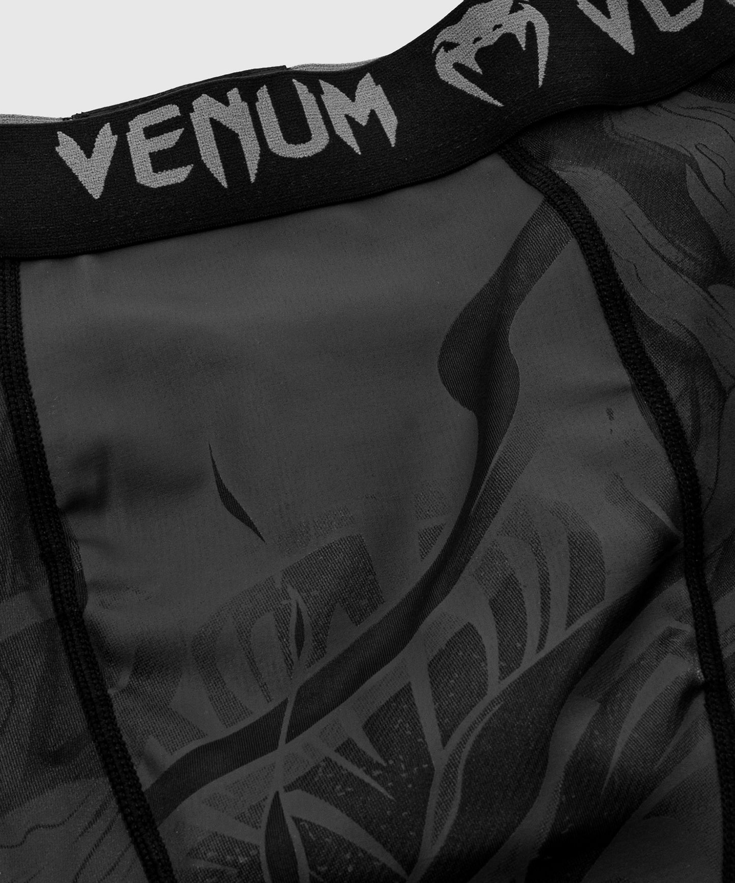 Venum Devil Compression Shorts - Black/Black