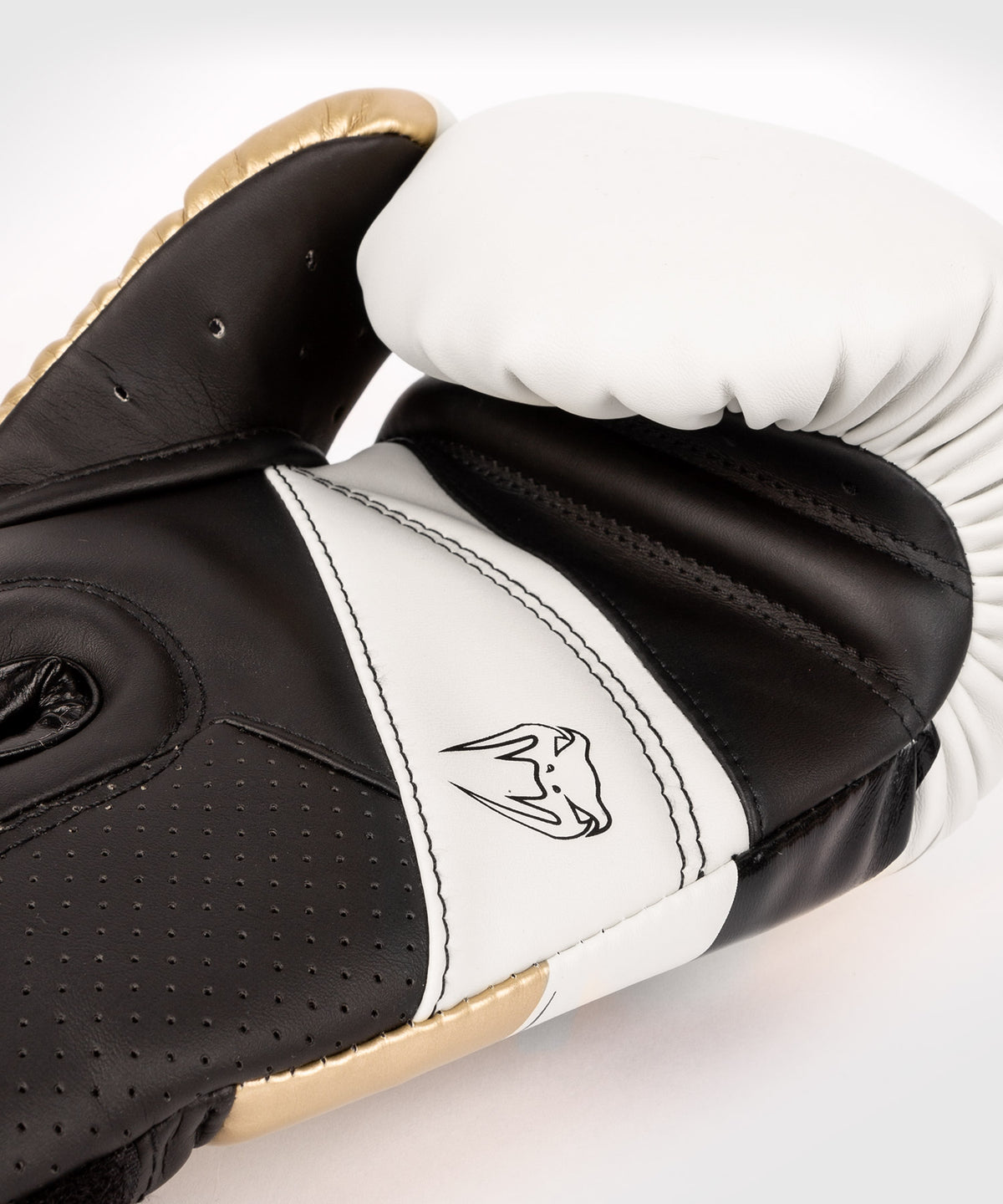 Gants de Boxe Venum Elite Evo - Blanc/Or