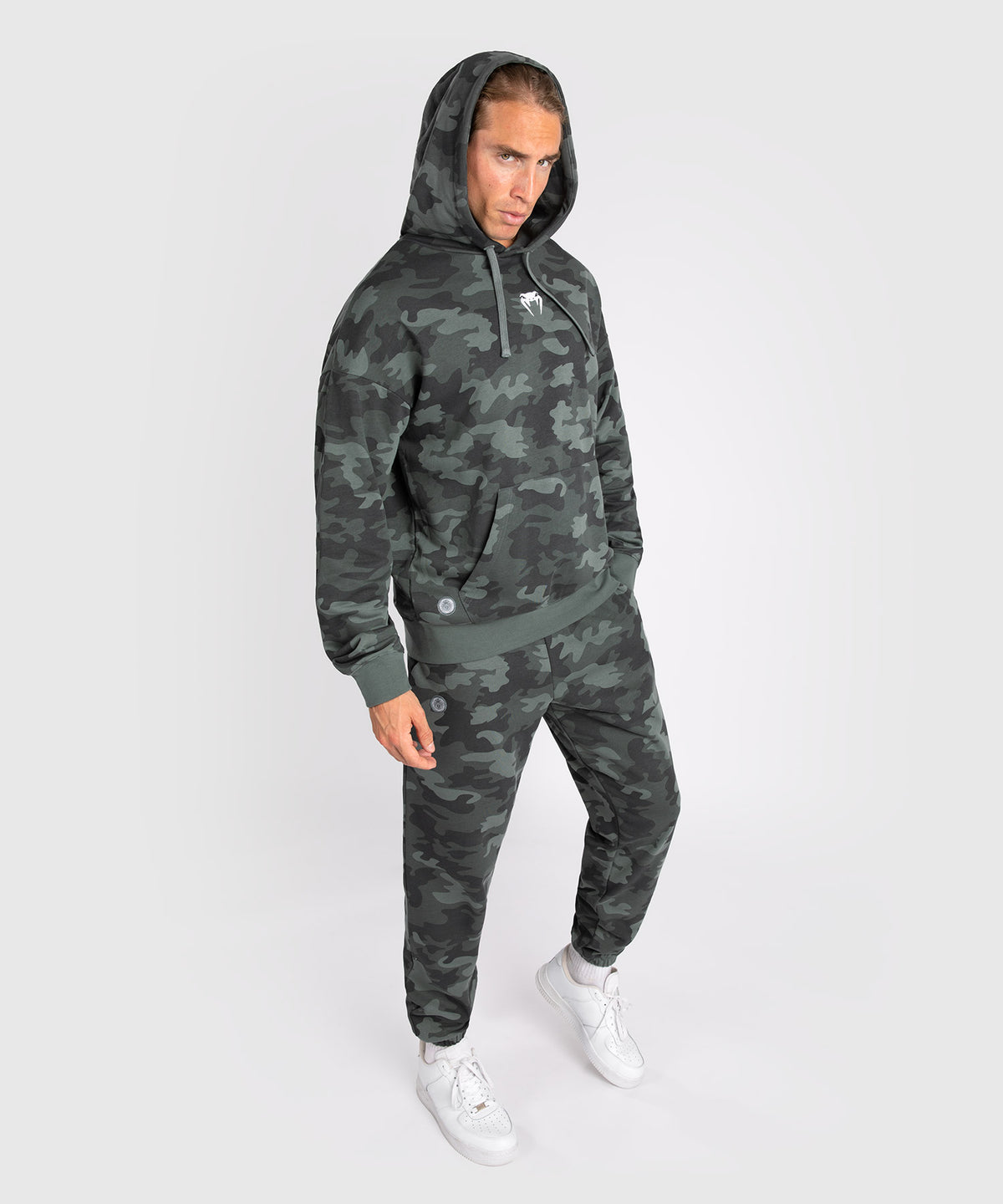 Venum Vortex XL Felpa con cappuccio da Uomo - Camo Kaki