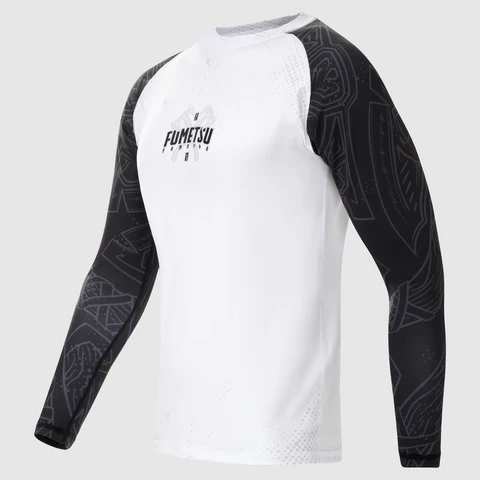 Rashguard Fumetsu Berserker - Manches Longues - Blanc/Noir