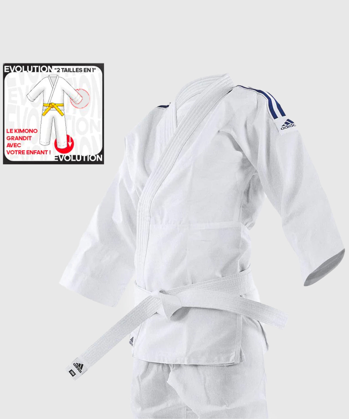 Adidas 200 Evolution Judo Kimono - White