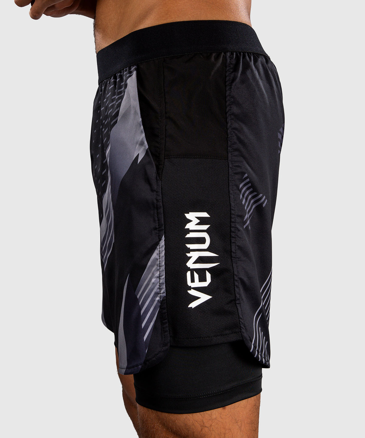 Venum No-Gi 6.0 Trainingsshorts - Schwarz/Weiß