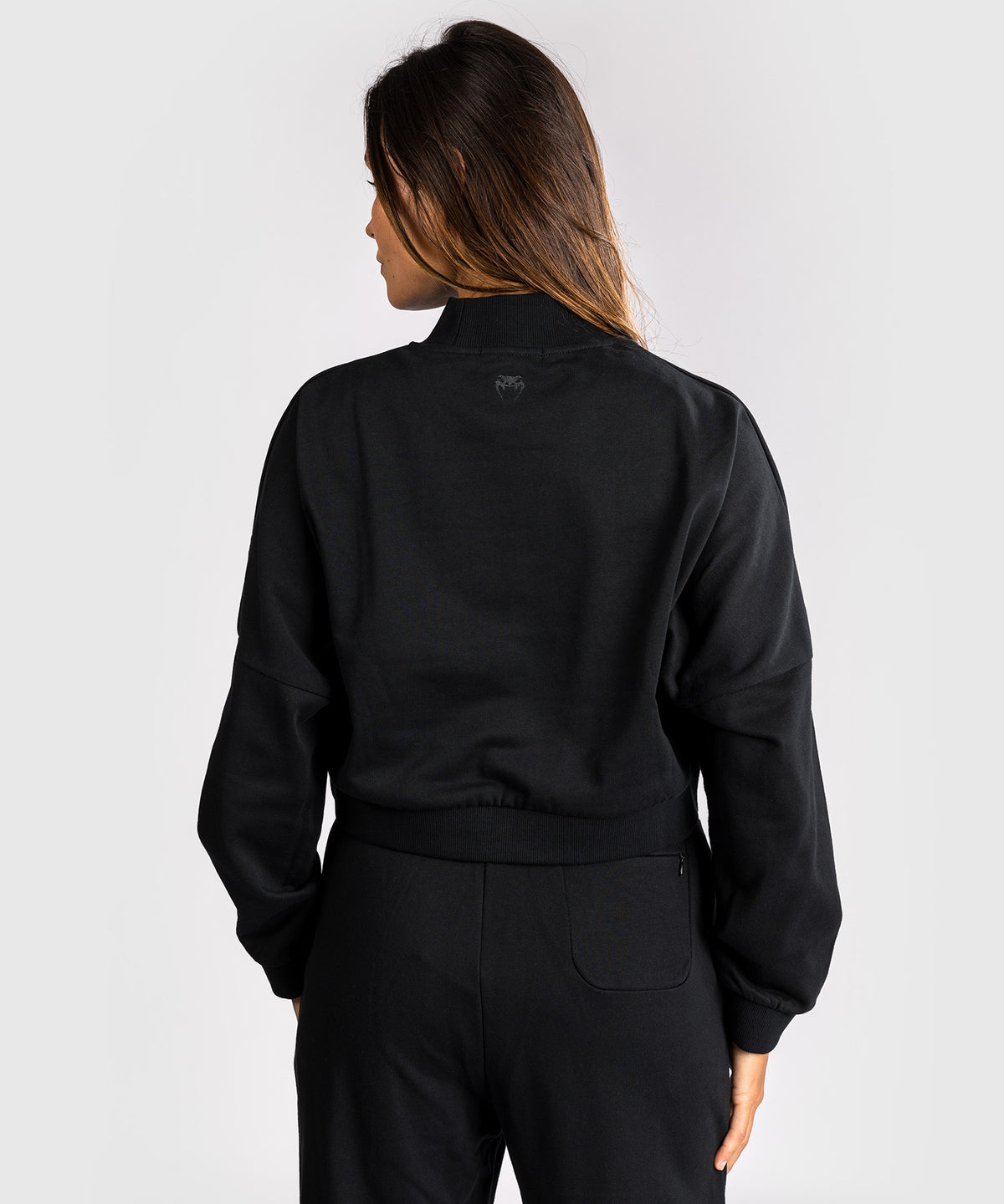 Venum Pulse Damen Cropped Sweatshirt - Schwarz/Weiß