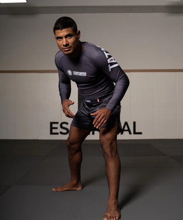 T-Shirt De Compression Impact Manches Longues Tatami Fightwear - Gris