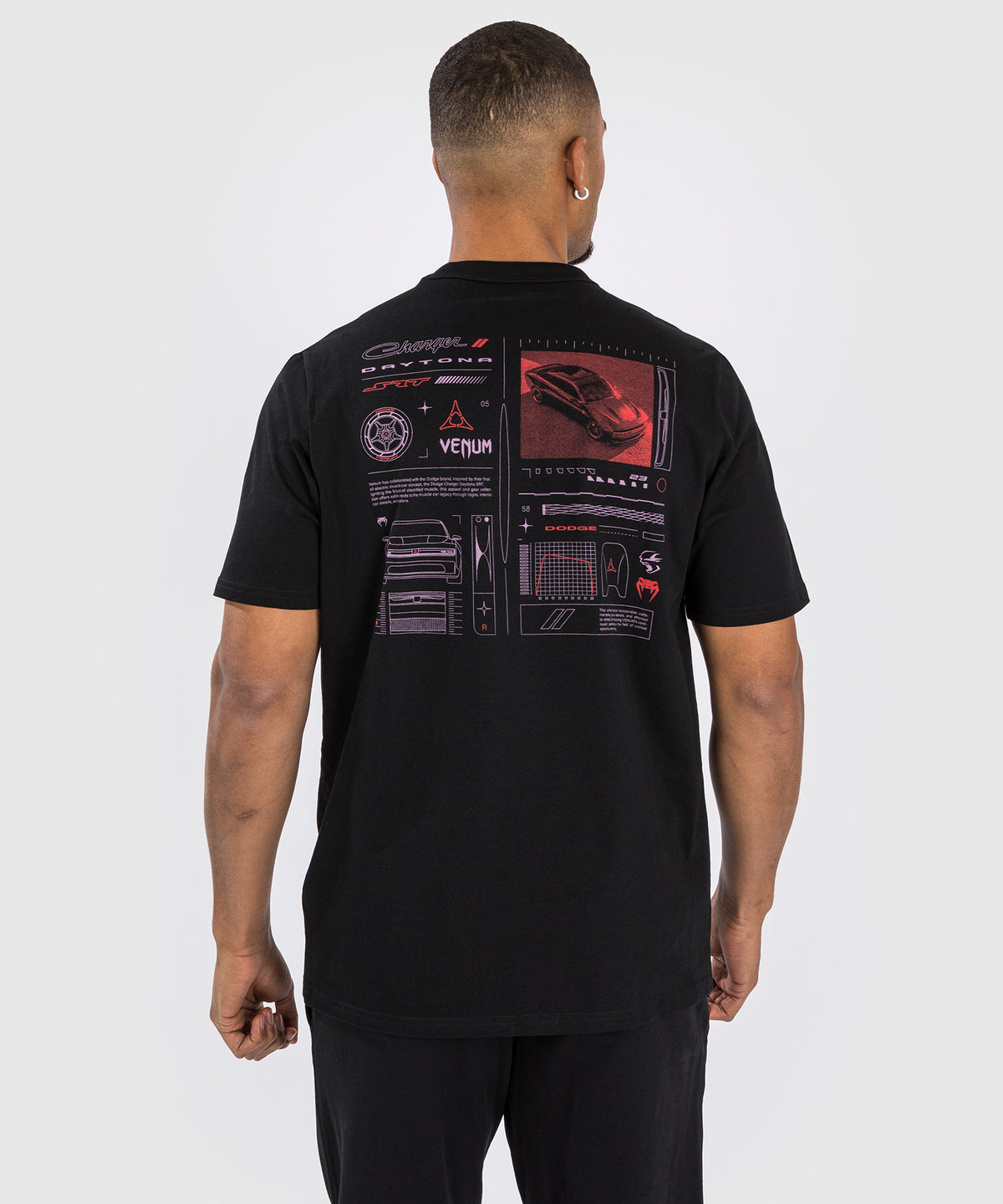 Venum x Dodge Banshee T-Shirt für Männer - Schwarz