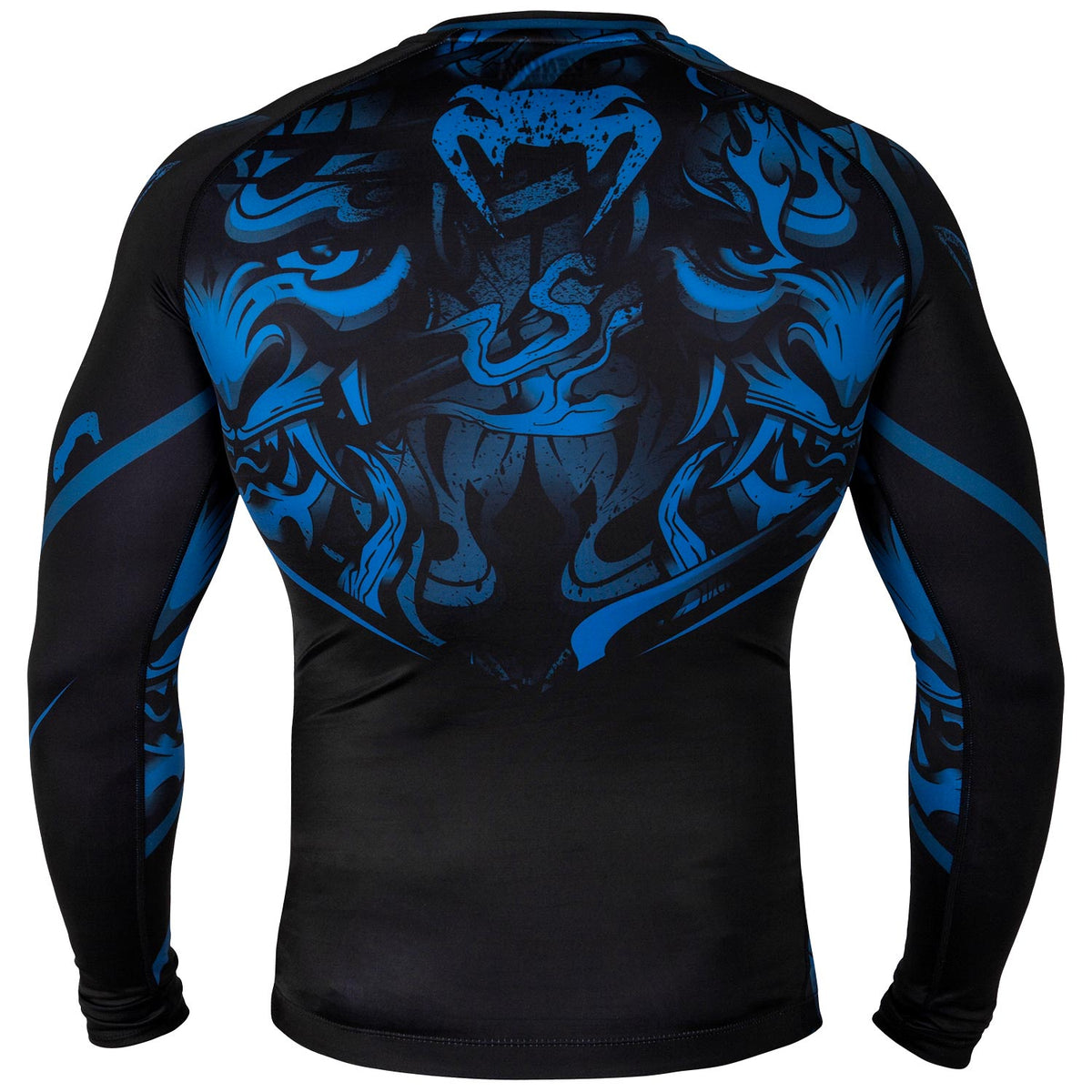 Venum Devil Rashguard - Langarm - Marineblau/Schwarz