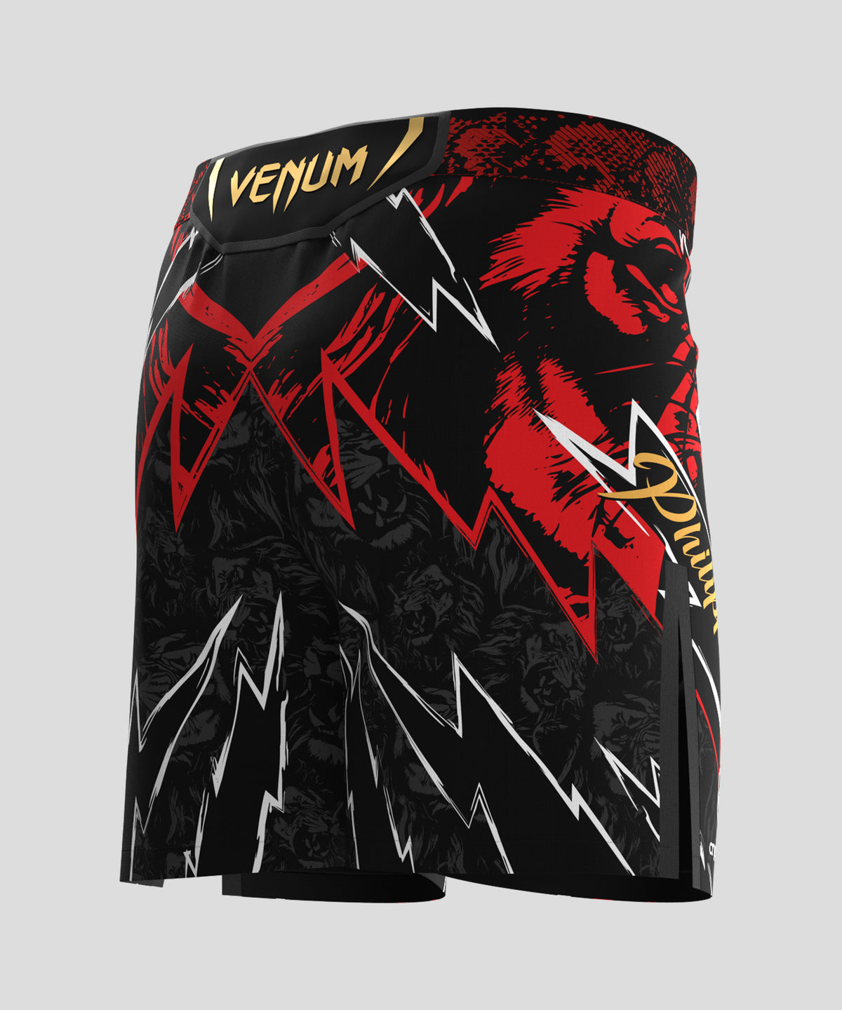 Men's UFC Unrivaled by Venum Red Jon Jones Short Fit Fight Short
