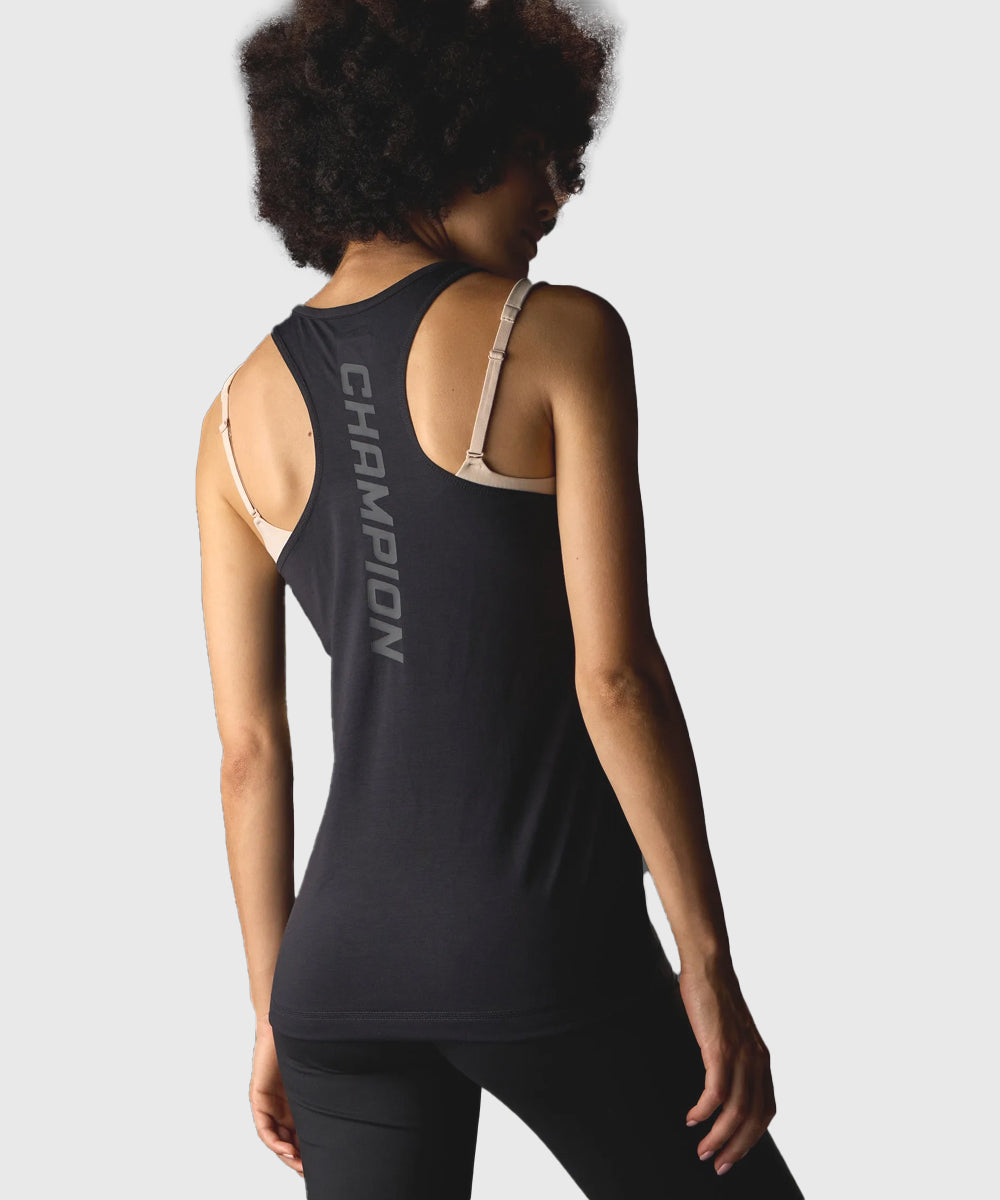 Champion En Jersey Stretch Tanktop – Schwarz