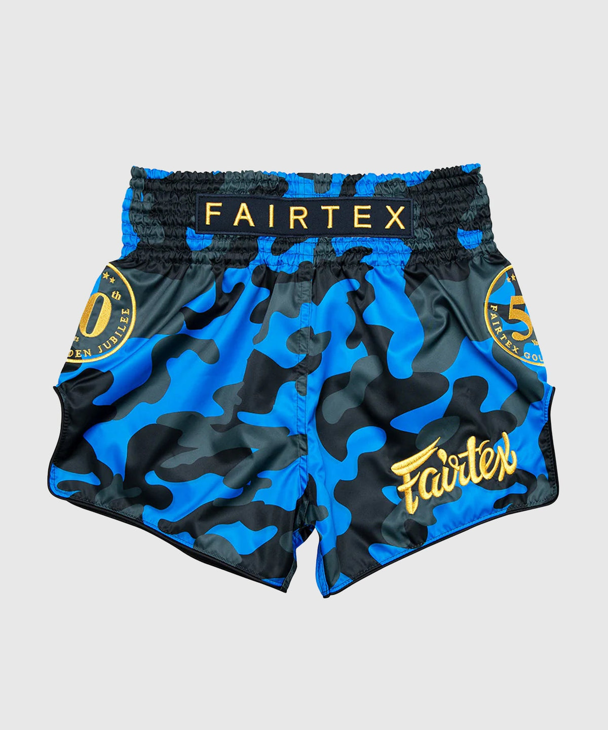 Fairtex Jubilé D'Or Solide Pantaloncini Muay Thai - Oro