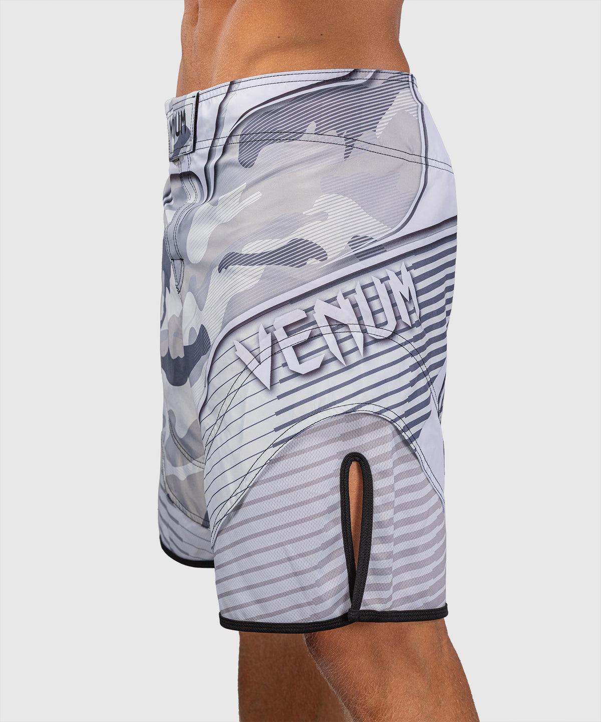Short de Combat Venum Camo Hero - Blanc/Gris Clair