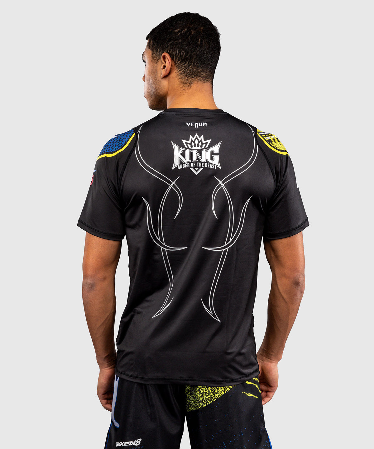 Venum x TEKKEN 8 Maglietta Dry-Tech - King - Nero/Giallo