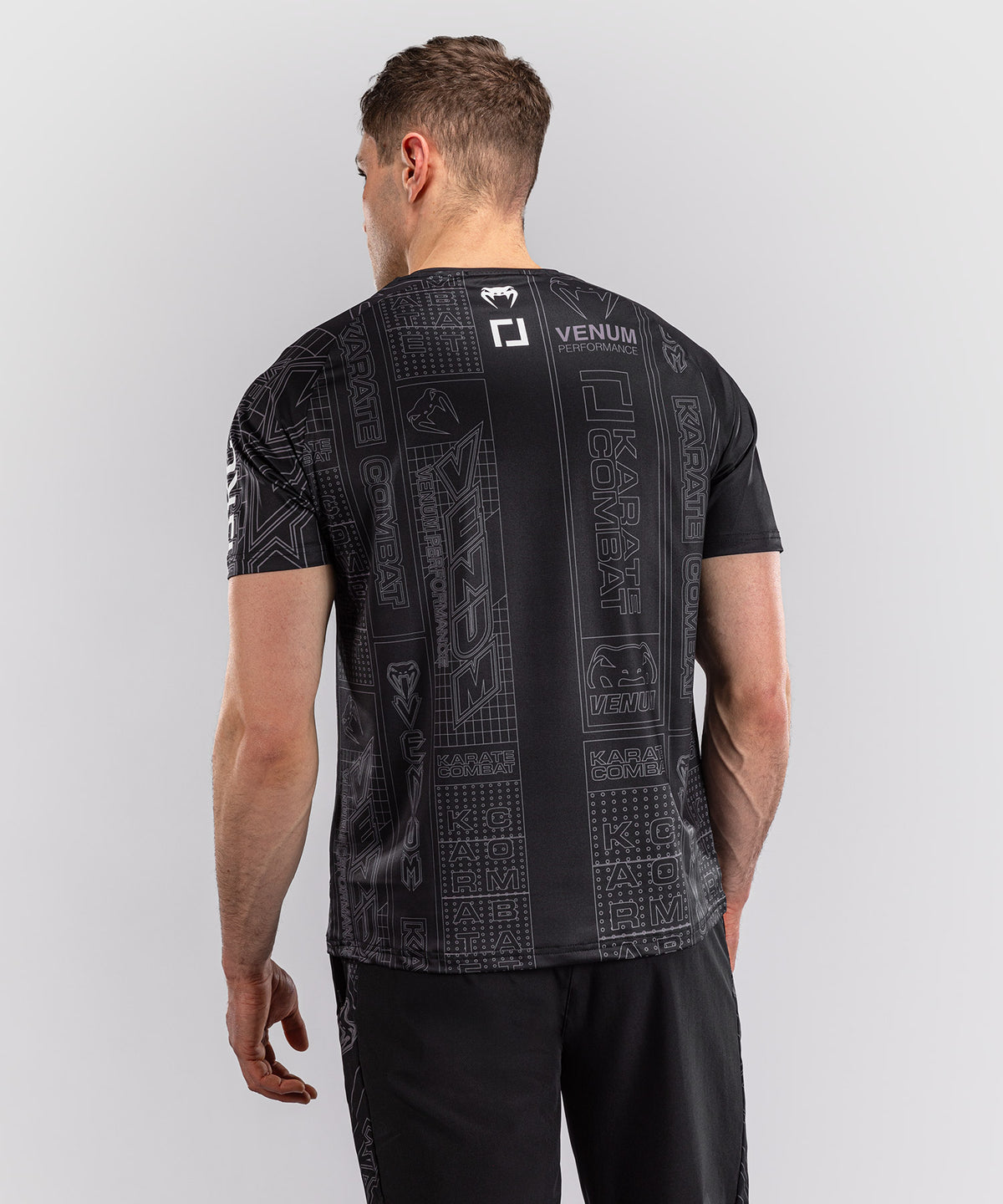 T-shirt Dry Tech Karate Combat by Venum – Noir/Gris