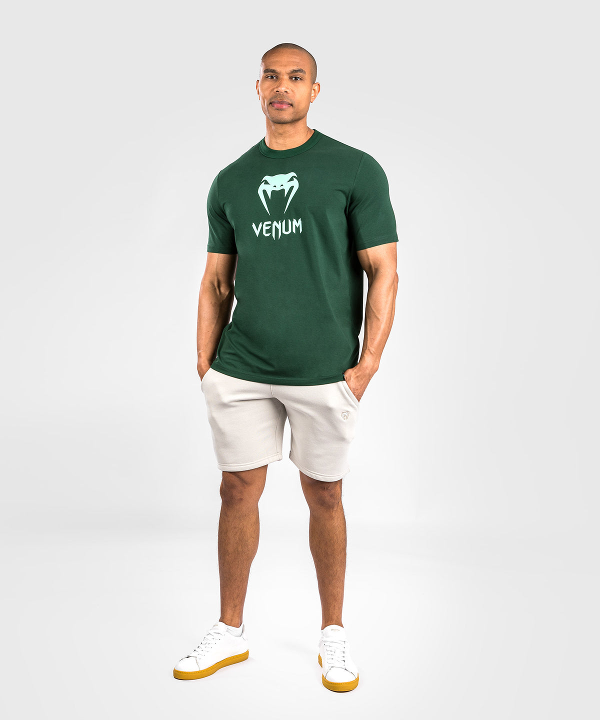 T-Shirt Venum Classic - Vert Foncé/Turquoise