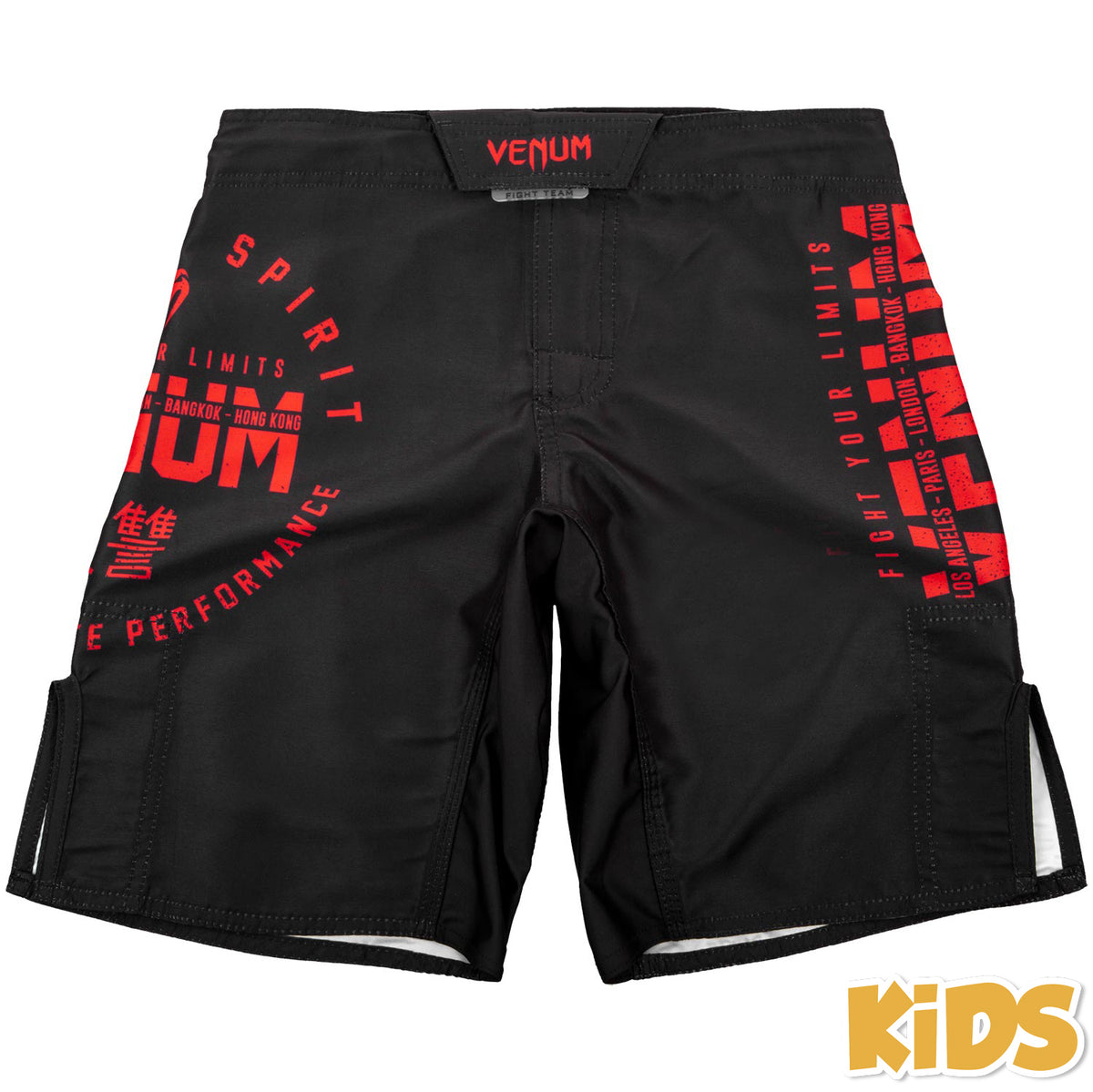 Fightshort Enfant Venum Signature Kids - Noir/Rouge