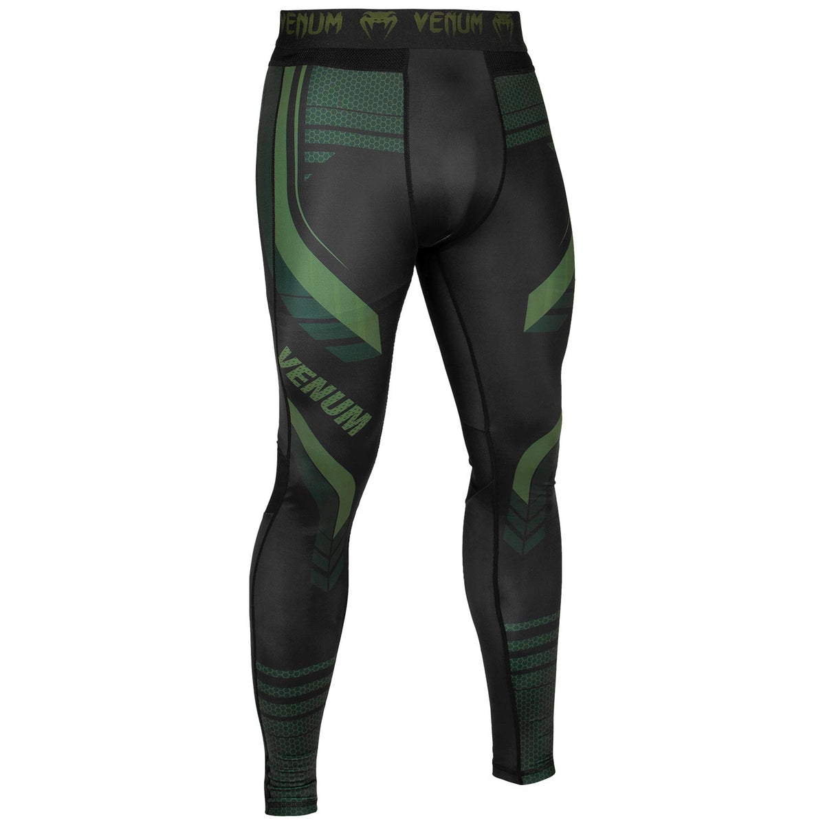 Venum Technical 2.0 Kompressionshose - Schwarz/Khaki 