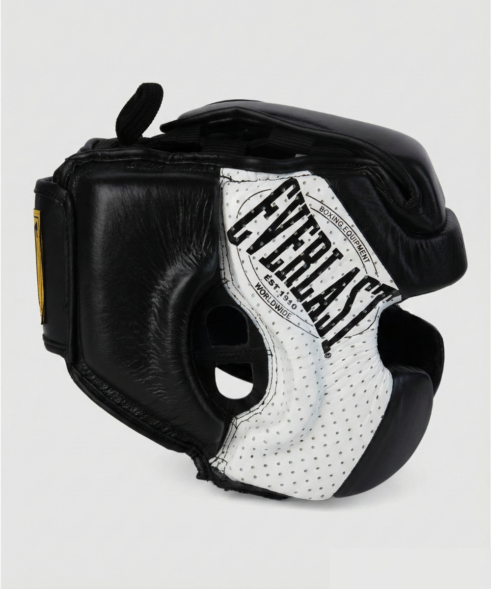 Everlast 1910 Casco de Boxeo - Negro/Blanco