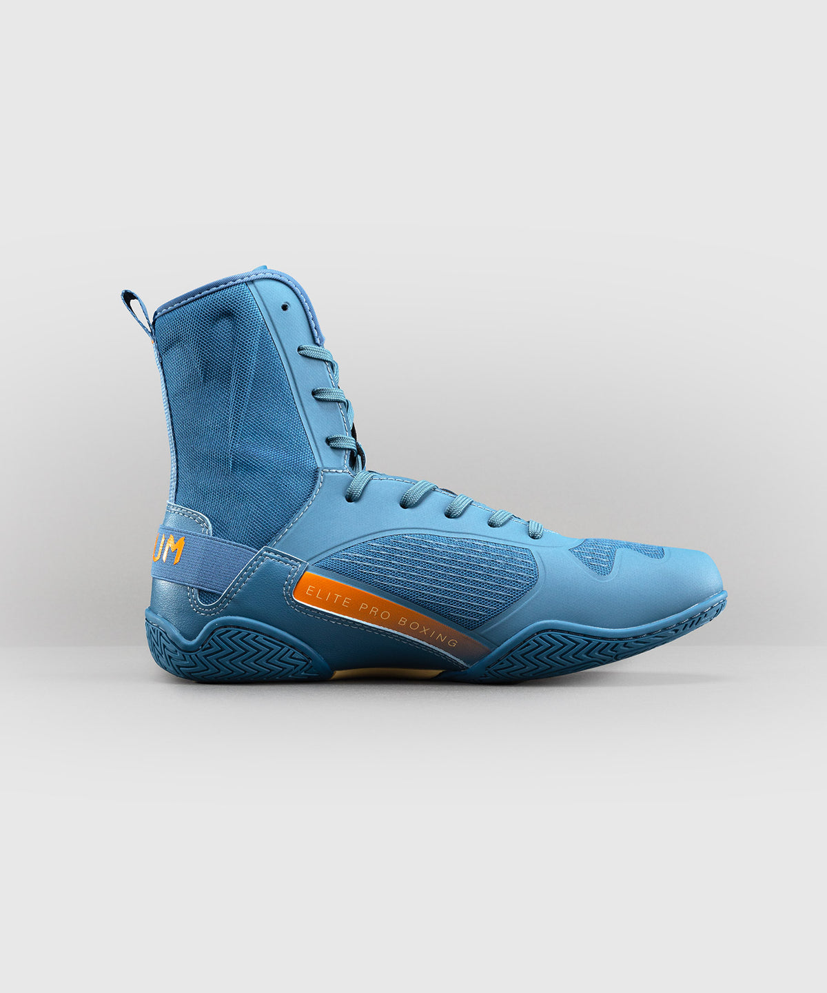 Venum Elite Neo Boxschuhe – Stahlblau/Orange
