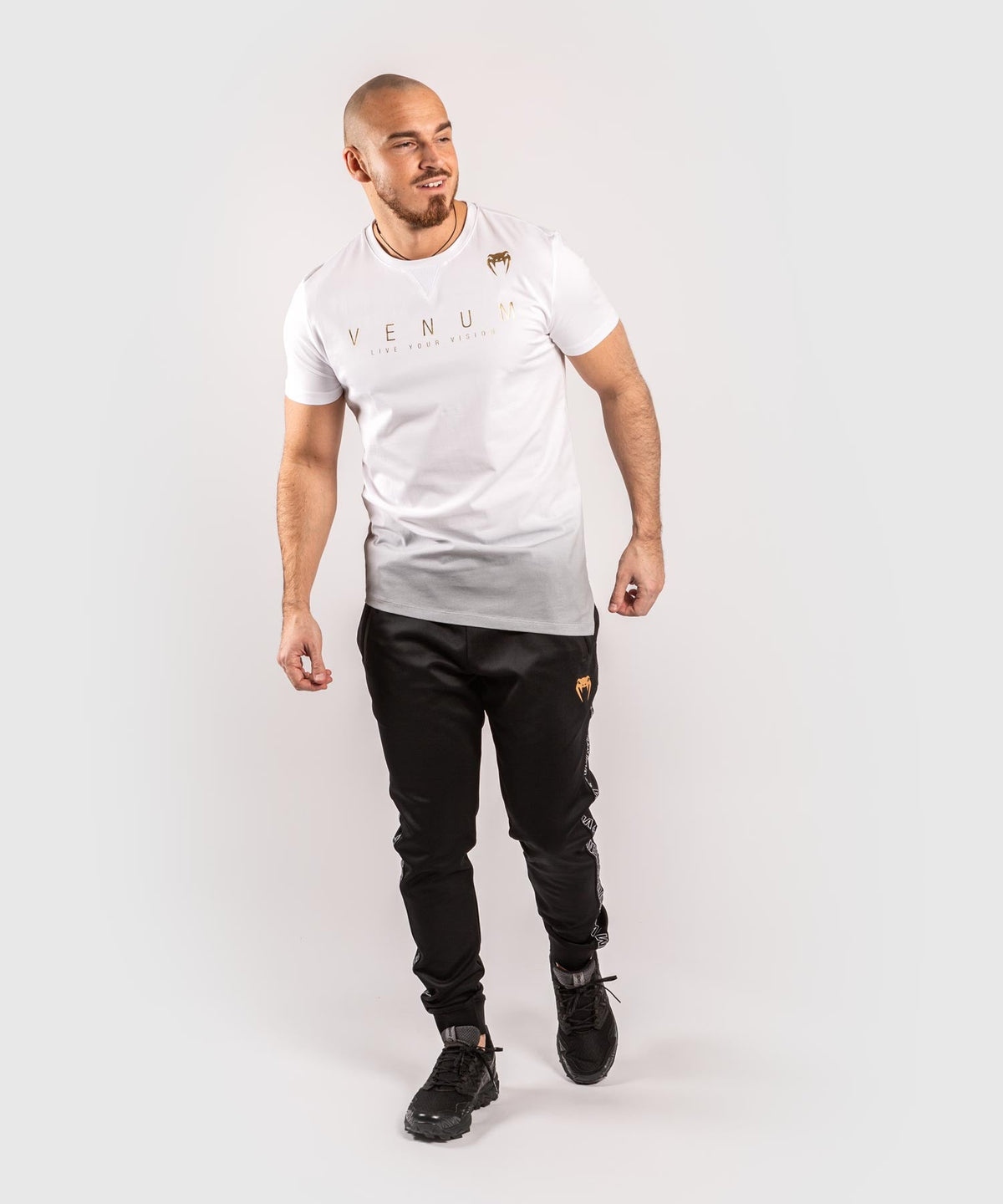 T-shirt Venum LiveYourVision - Blanc/Noir