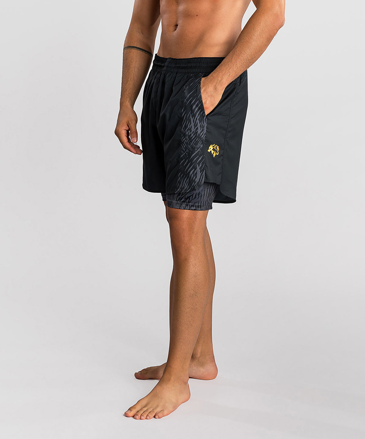 Venum x Chimaev Training Shorts - Black/Grey