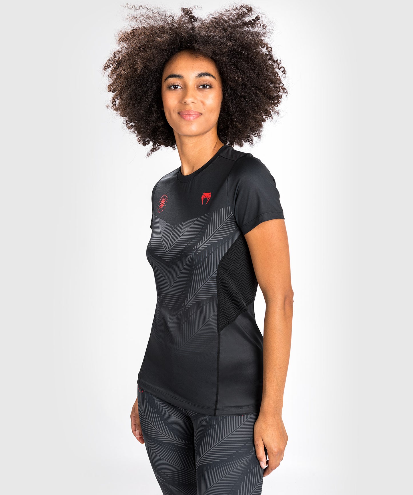 T-Shirt Dry Tech Venum Phantom - Pour Femmes - Noir/Rouge